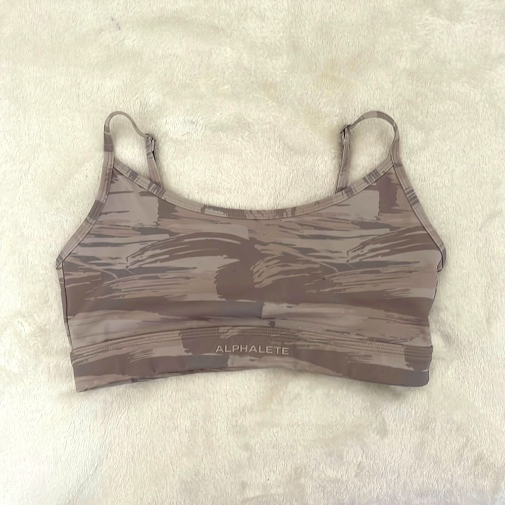Alphalete Camo Sports Bra
